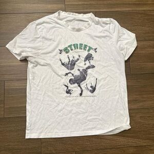 Street Graphic White T-Shirt